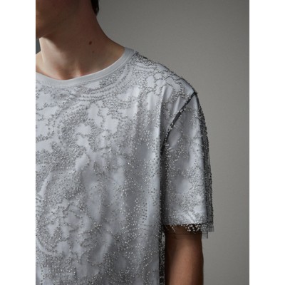 burberry t shirt silver