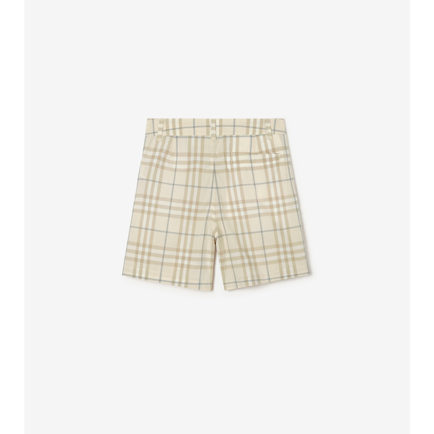 Check Cotton Shorts