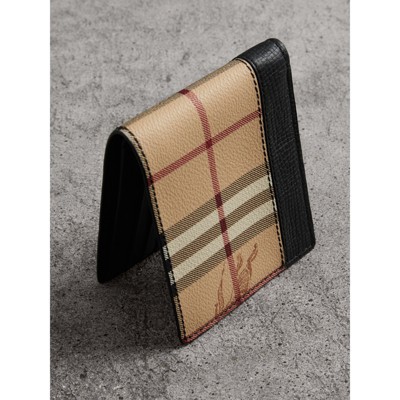 burberry haymarket wallet mens