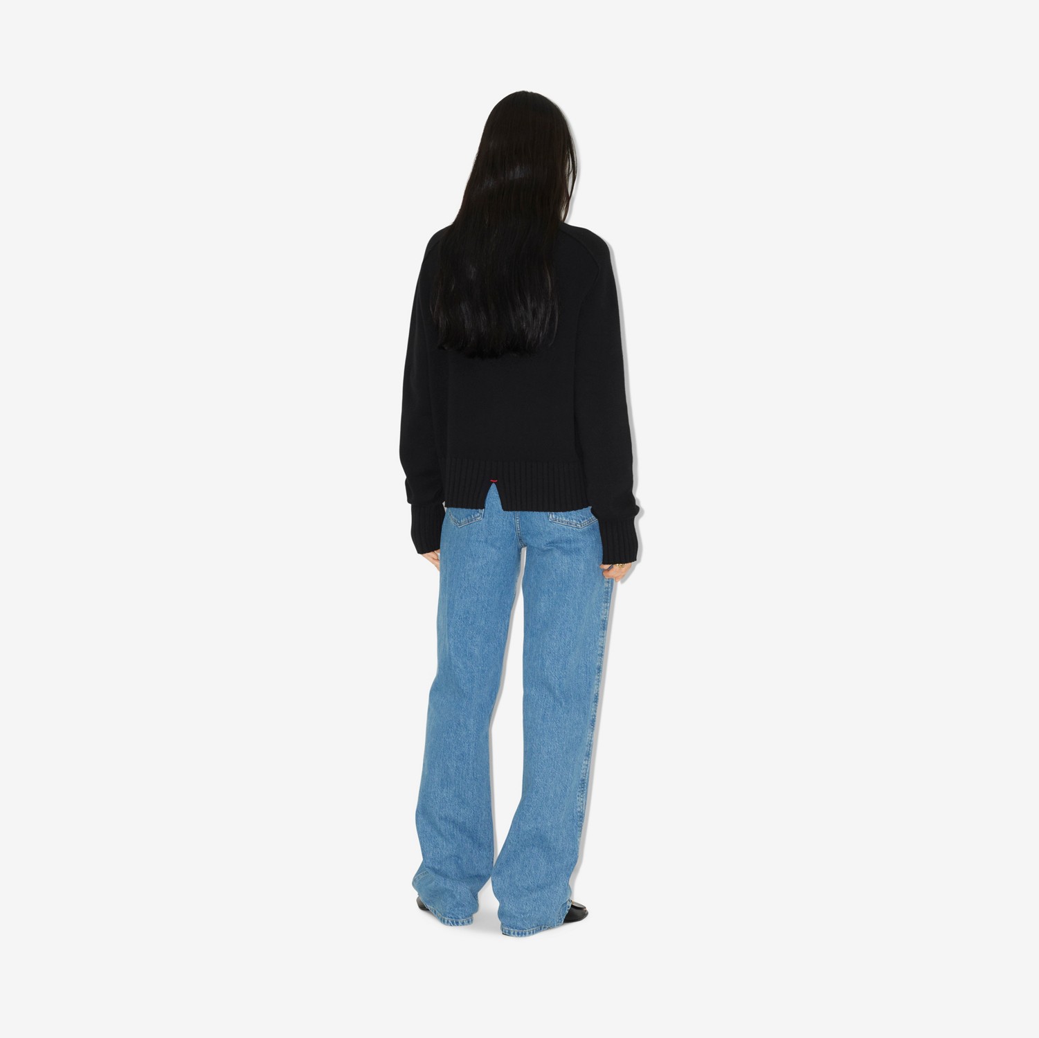 休闲版型牛仔裤 (中调蓝色) - 女士 | Burberry® 博柏利官网