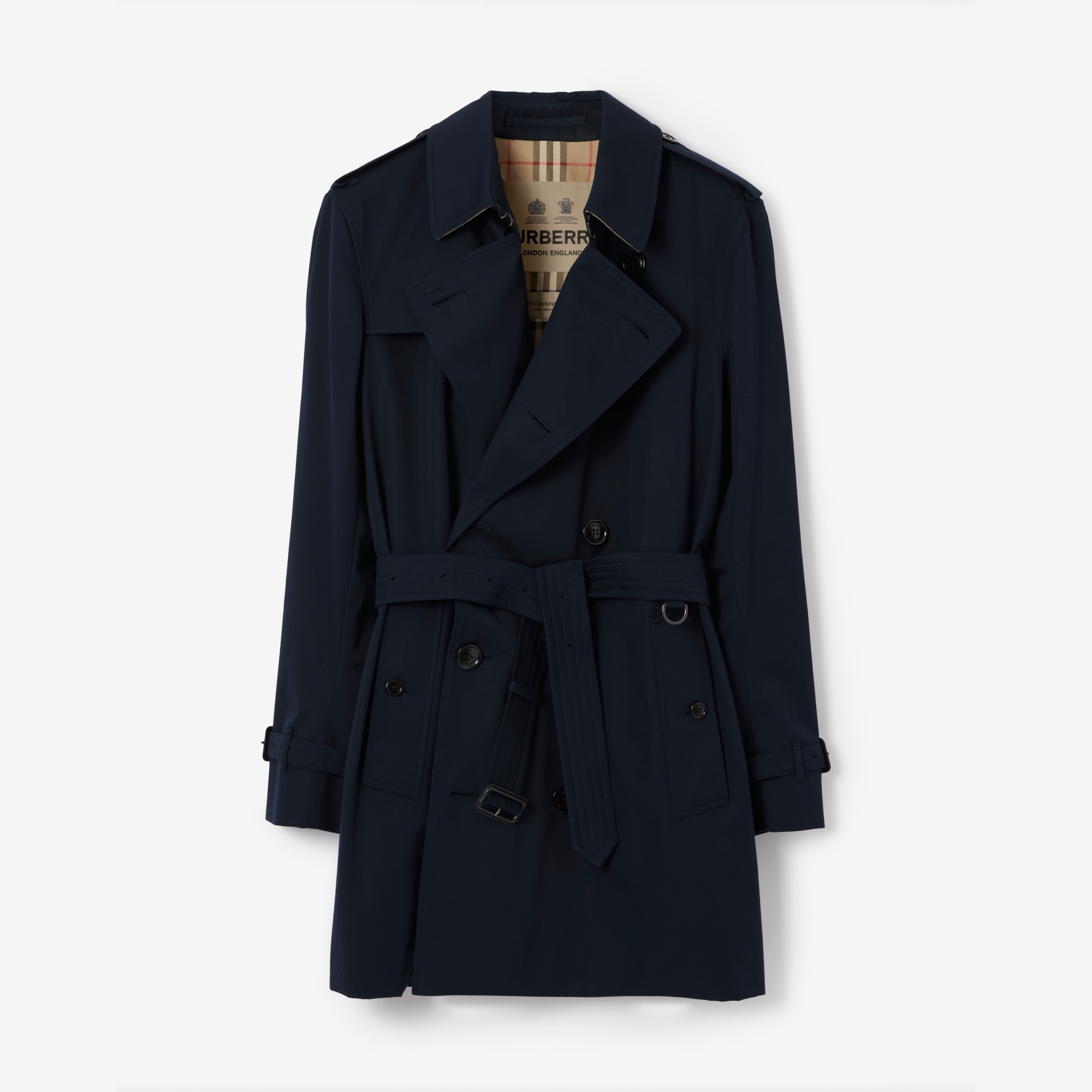 mover Playful trone Short Kensington Heritage Trench Coat in Coal Blue - Men | Burberry®  Official