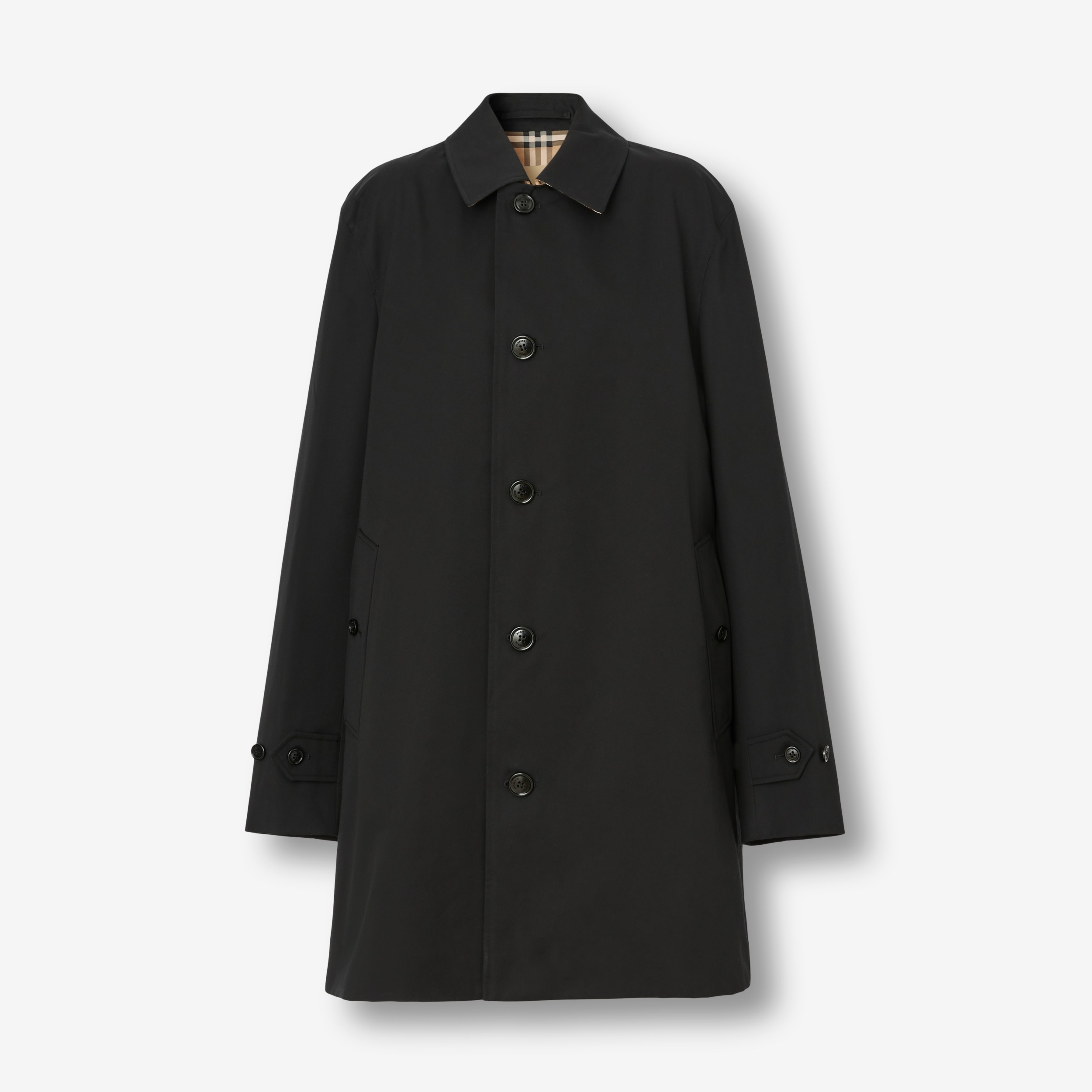 Ledningsevne Spild efterår Short Paddington Heritage Car Coat in Black - Men | Burberry® Official