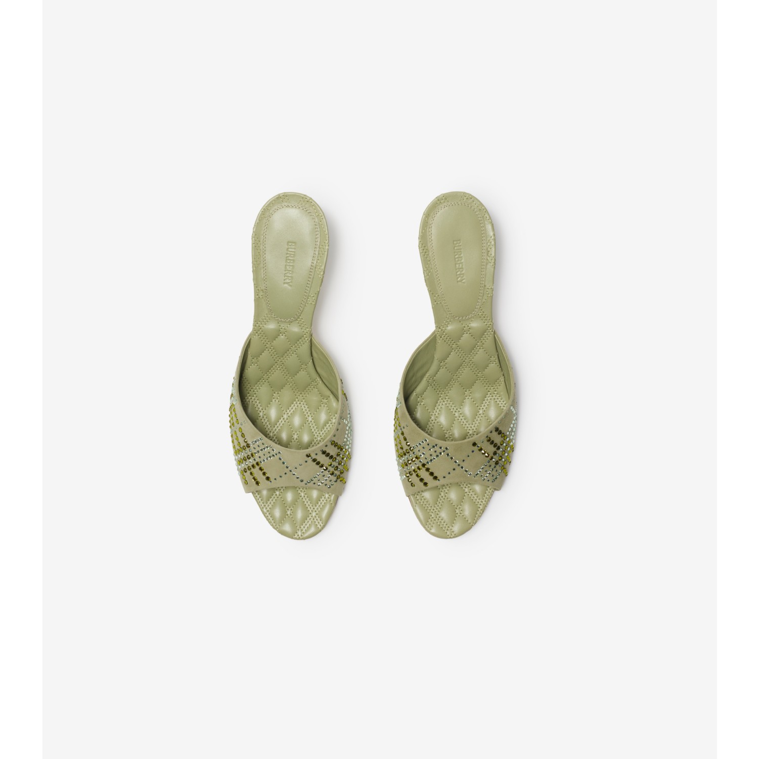 【関税＆送料込み】Burberry Mews 65 Mules Shoes Burberry Mews mules for Women - Printed in UAE | Level Shoes