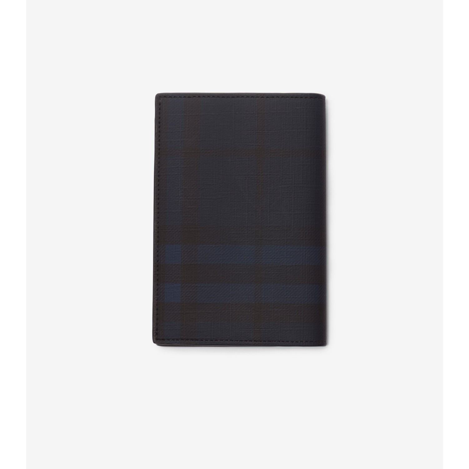 City Check Passport Holder in Navy - Men, Cotton, Technical | Burberry® Official