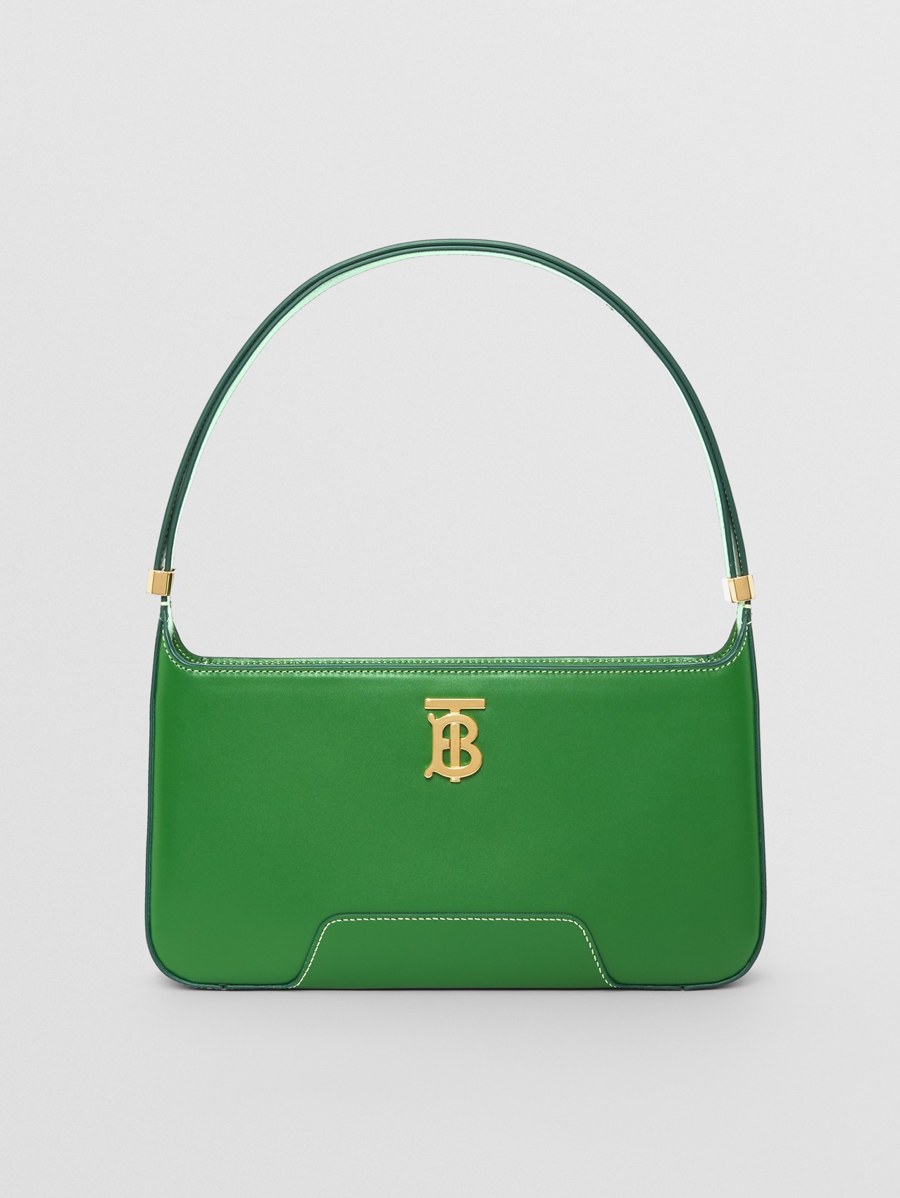 Leather TB Shoulder Bag – Online Exclusive in Ivy Green