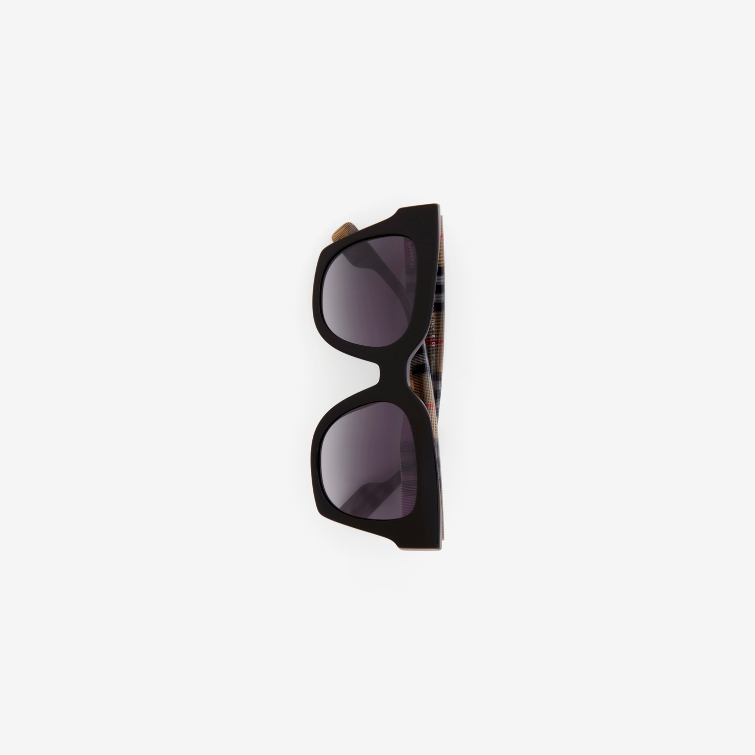 Gafas de sol con montura cuadrada (Negro/beige) - Mujer | Burberry® oficial