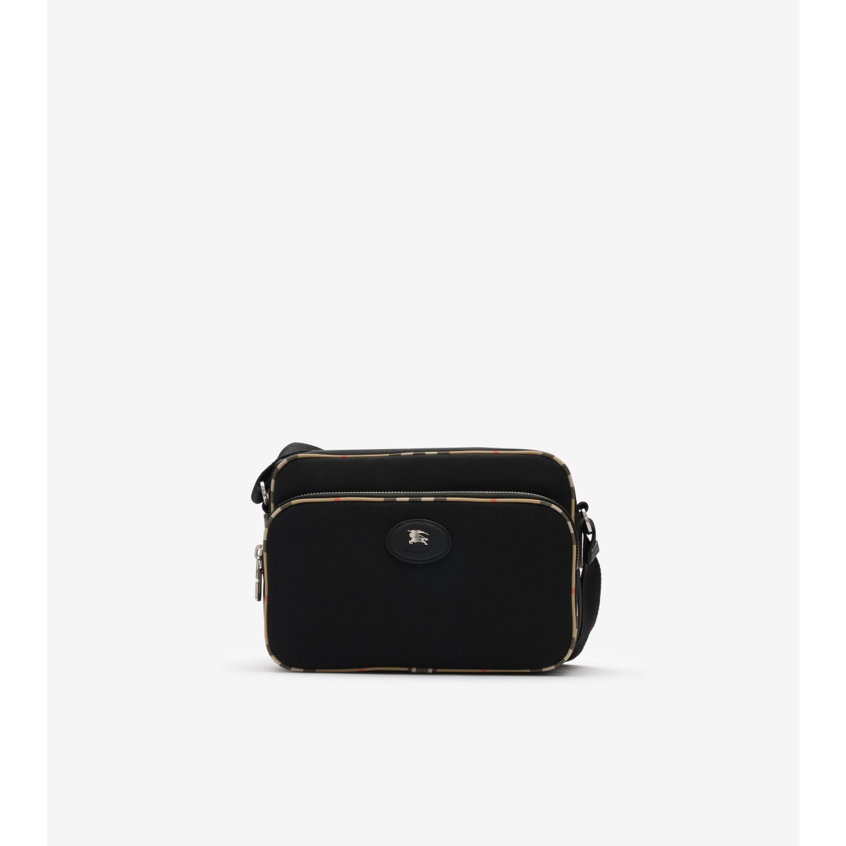  Check Trim Crossbody Bag