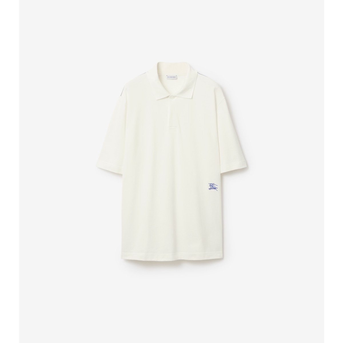 Burberry Cotton Polo Shirt In Rain