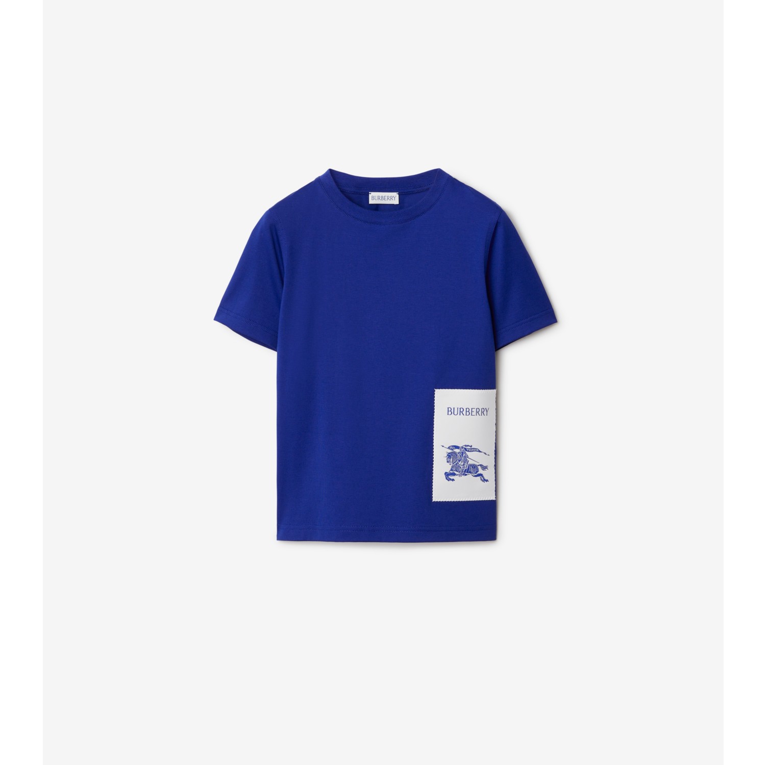 Blue burberry t shirt new arrivals