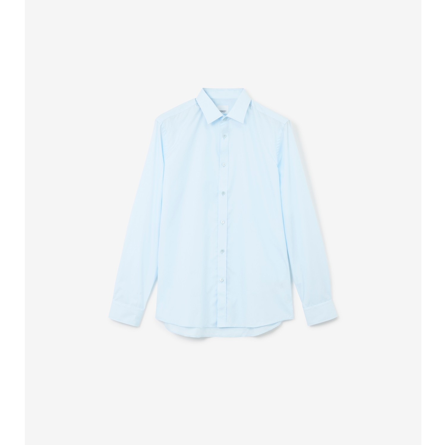 Burberry Monogram Motif Cotton T-shirt In Pale Blue