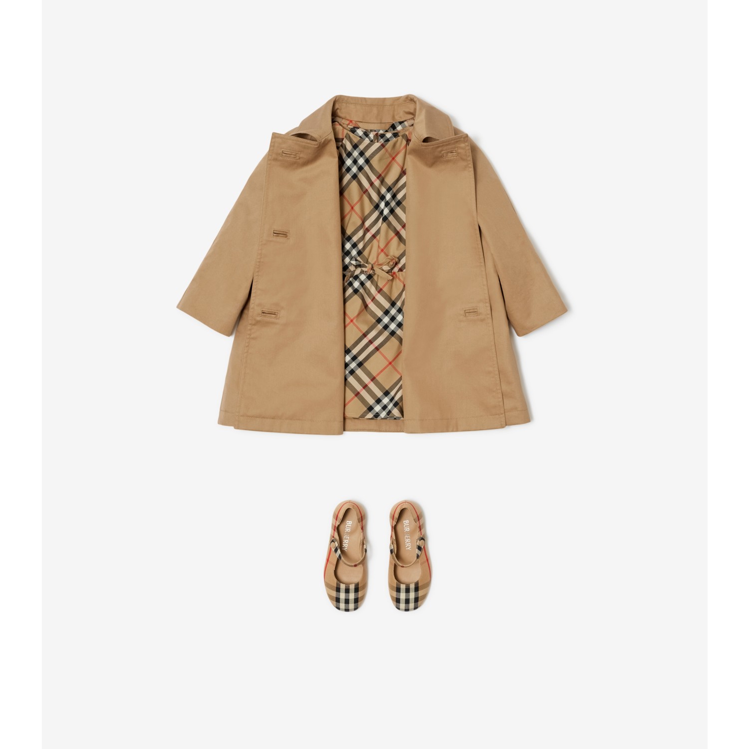 コットン トレンチコート (アーカイブベージュ) | Burberry®公式サイト