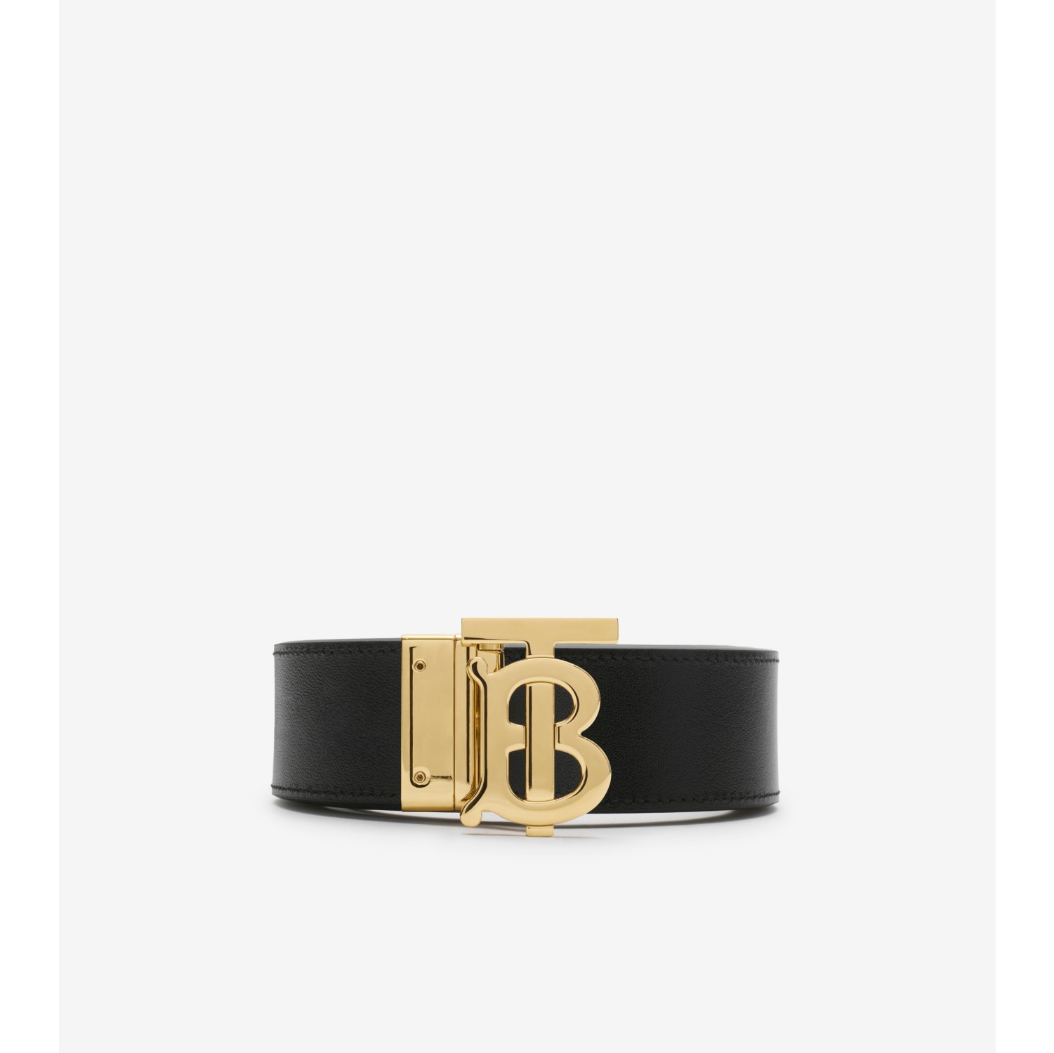 Reversible Check TB Belt in Archive beige/gold - Men, Technical