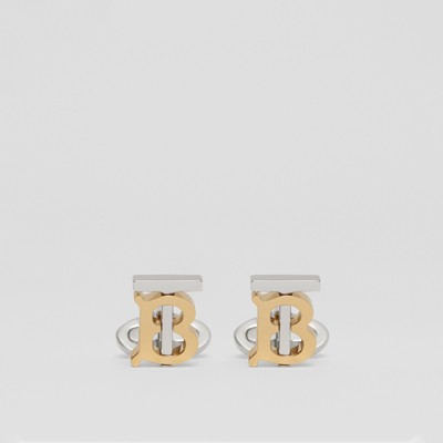 burberry gold cufflinks
