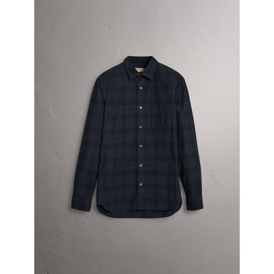 burberry shirt mens black