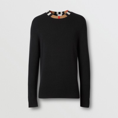 burberry black sweater
