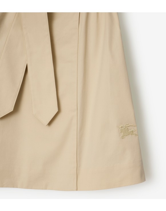 Robe trench en coton stretch