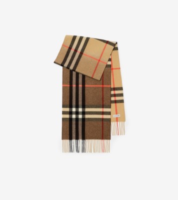 Gradient Check Cashmere Scarf Archive ®