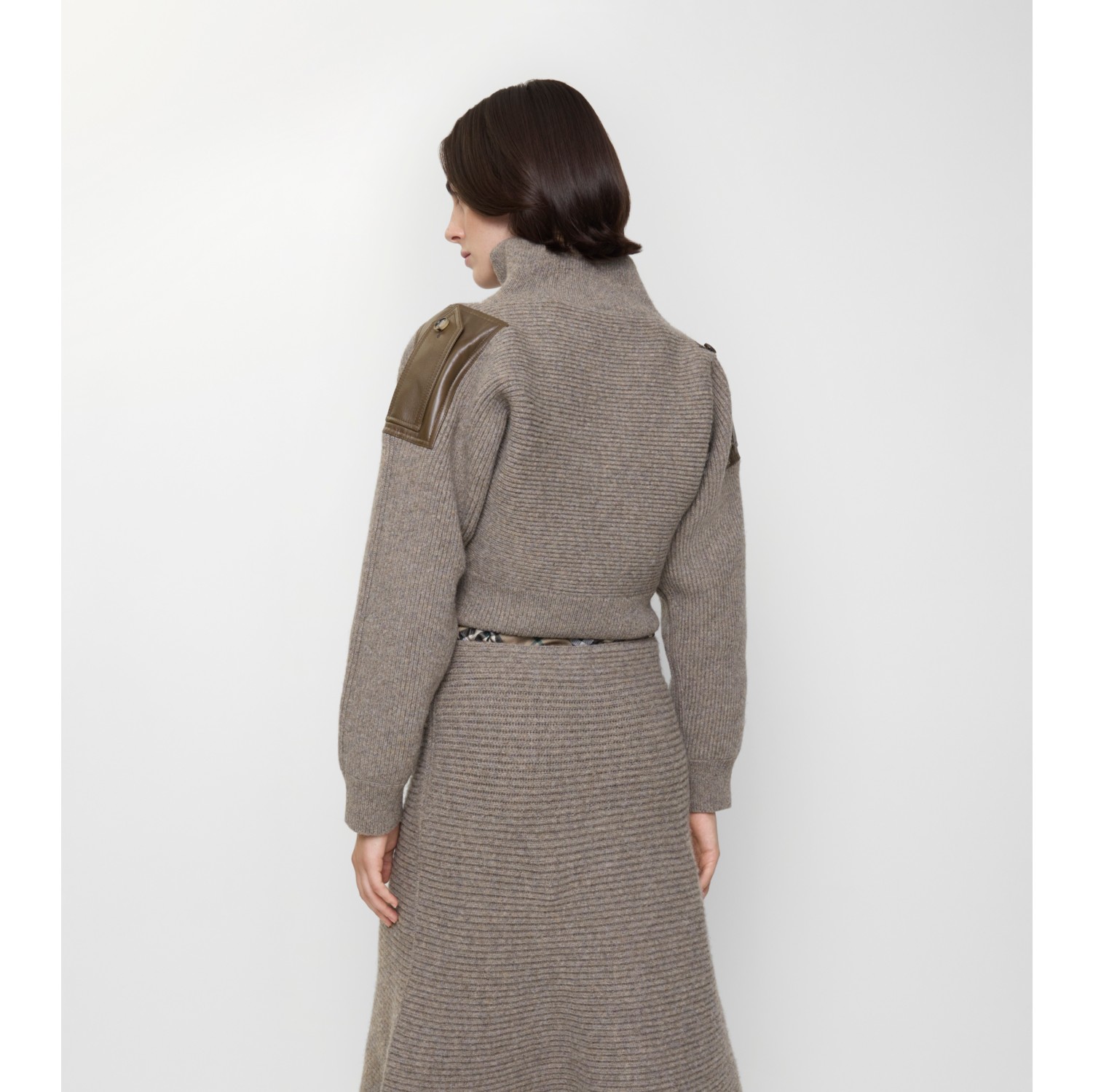 Wool Half-button Sweater