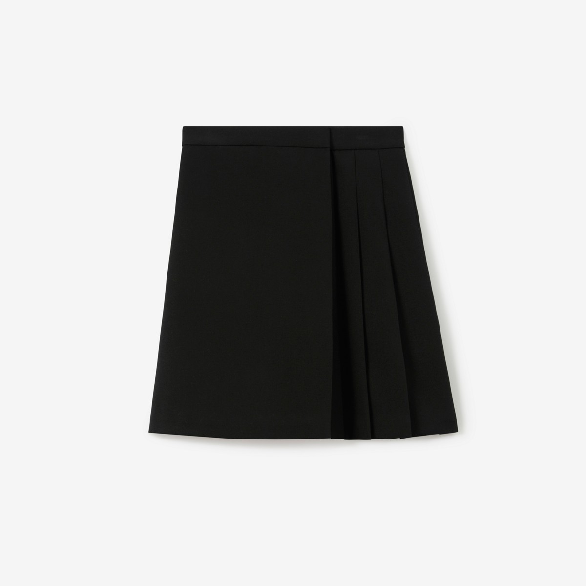 Burberry Kids'  Childrens Viscose Blend Pleated Skirt In Black