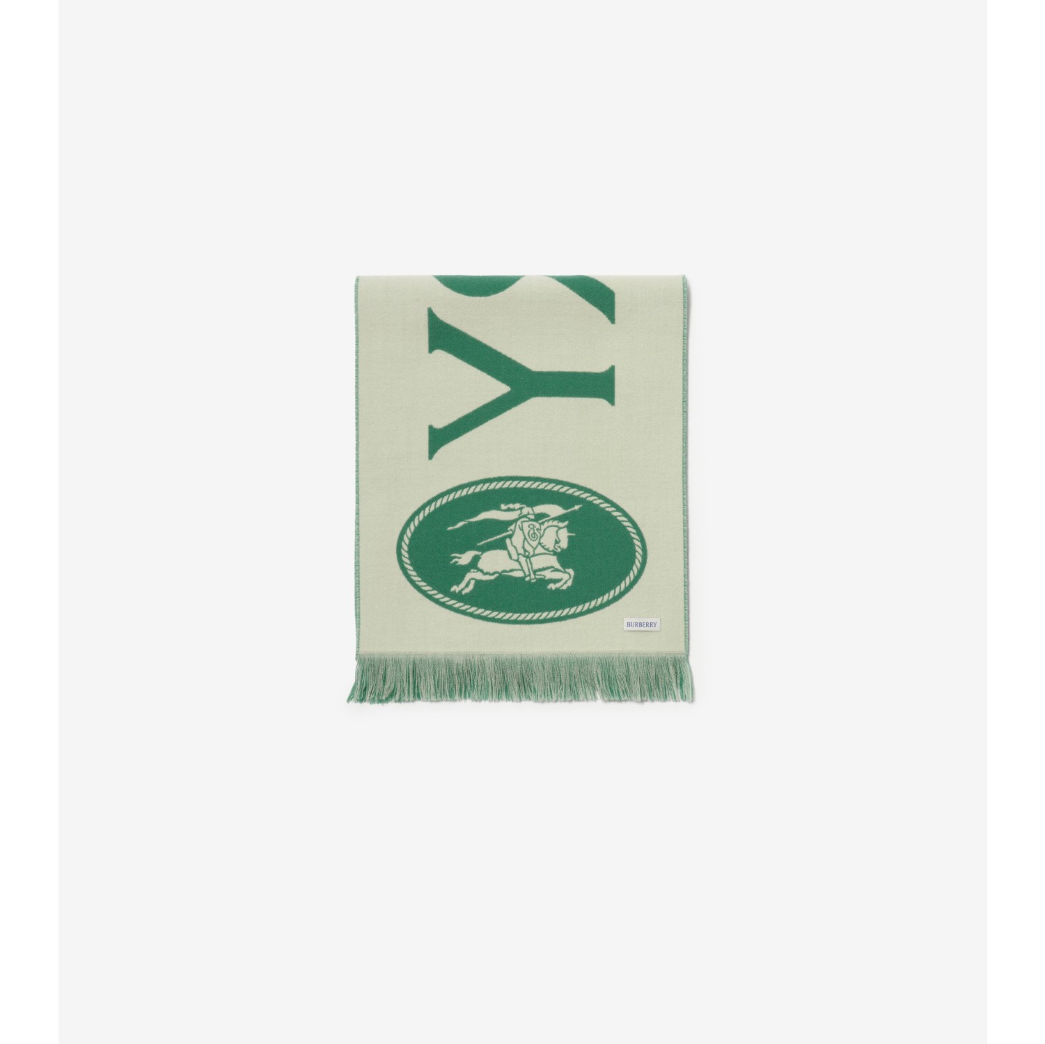 Logo Wool Scarf