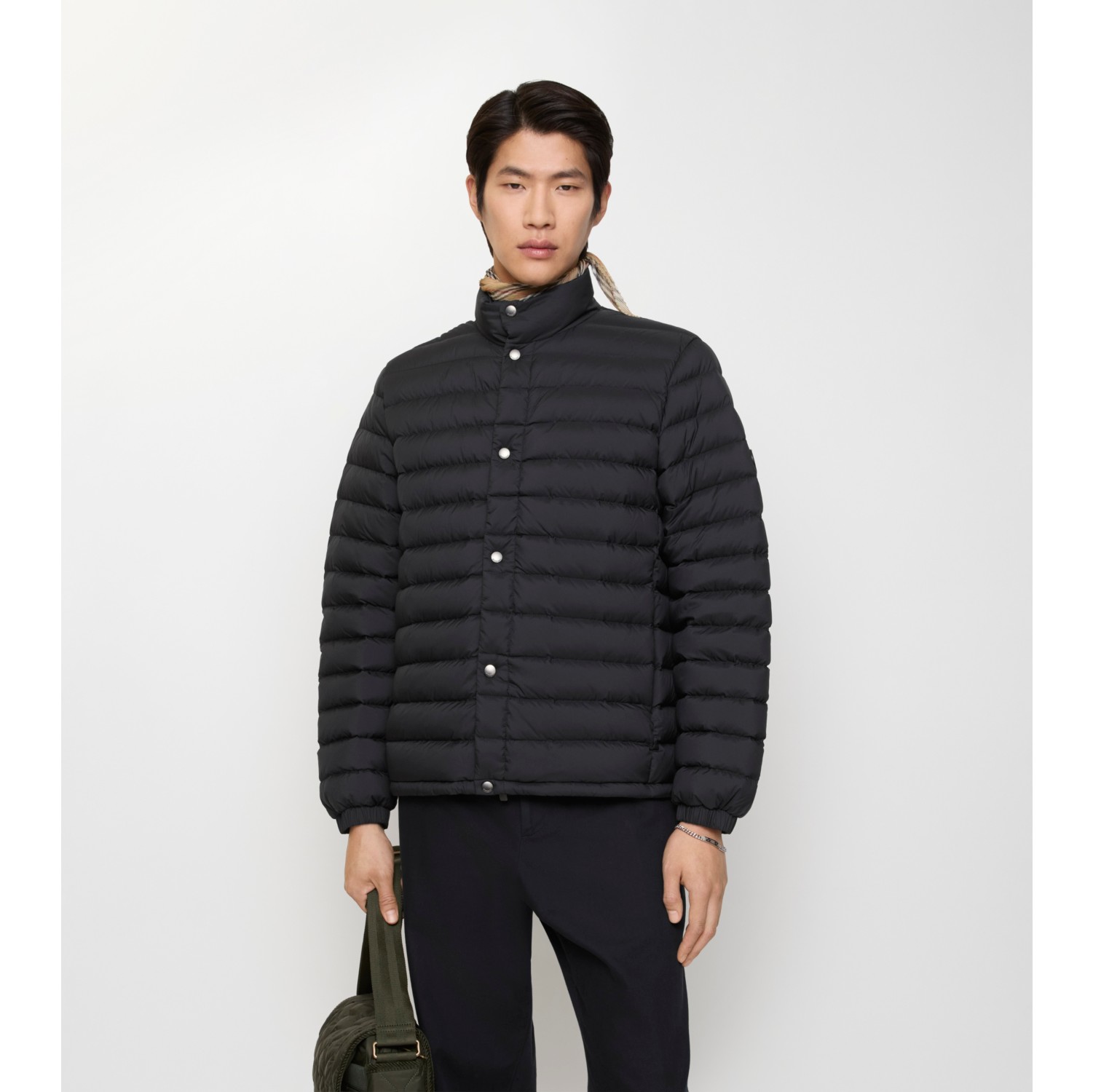 Wattierte Nylonjacke