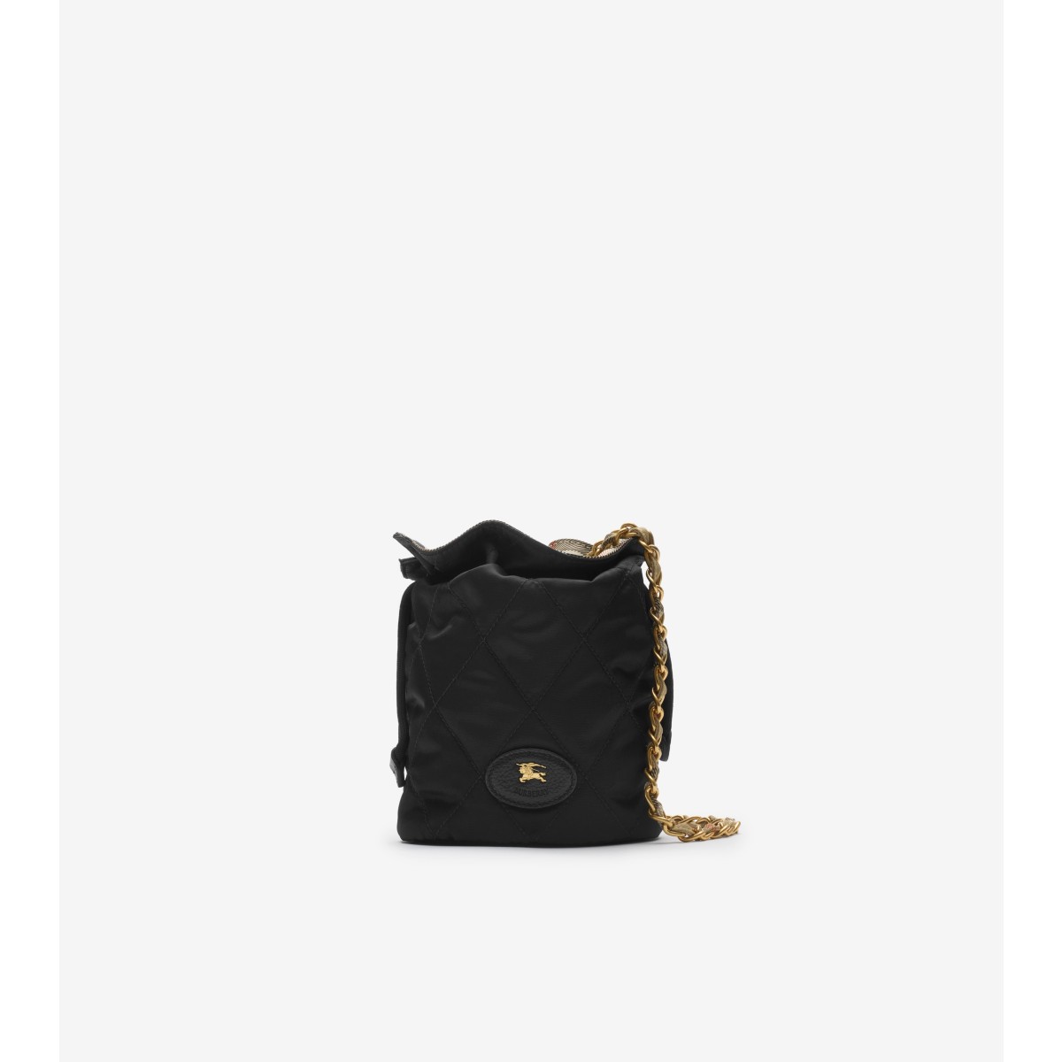  Check Horseshoe Chain Pouch