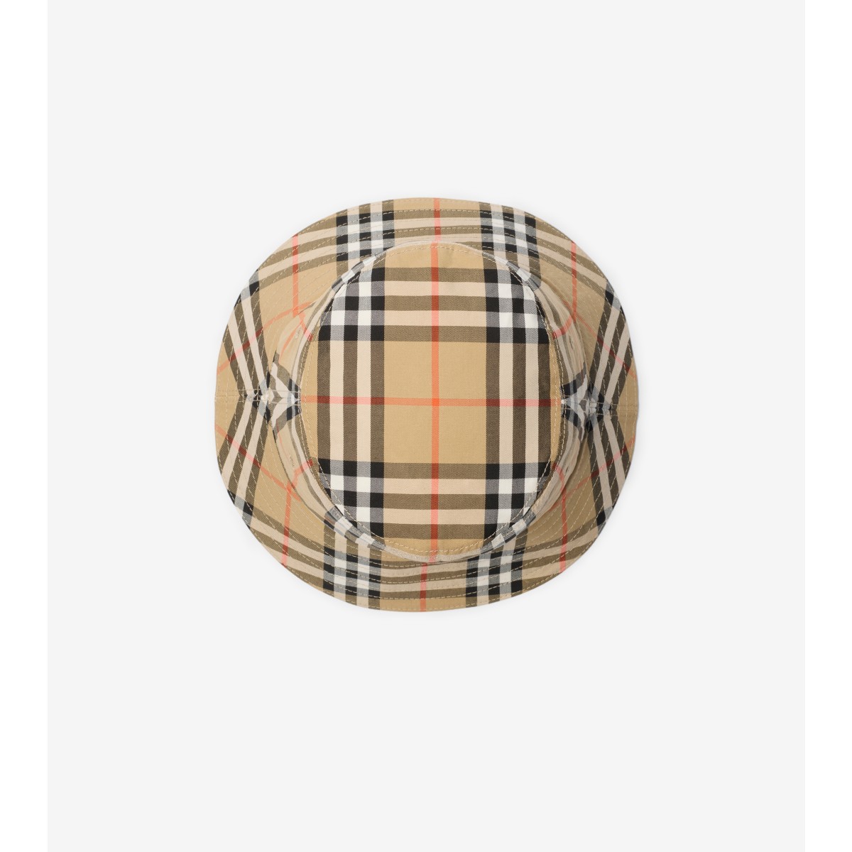  Check Cotton Bucket Hat