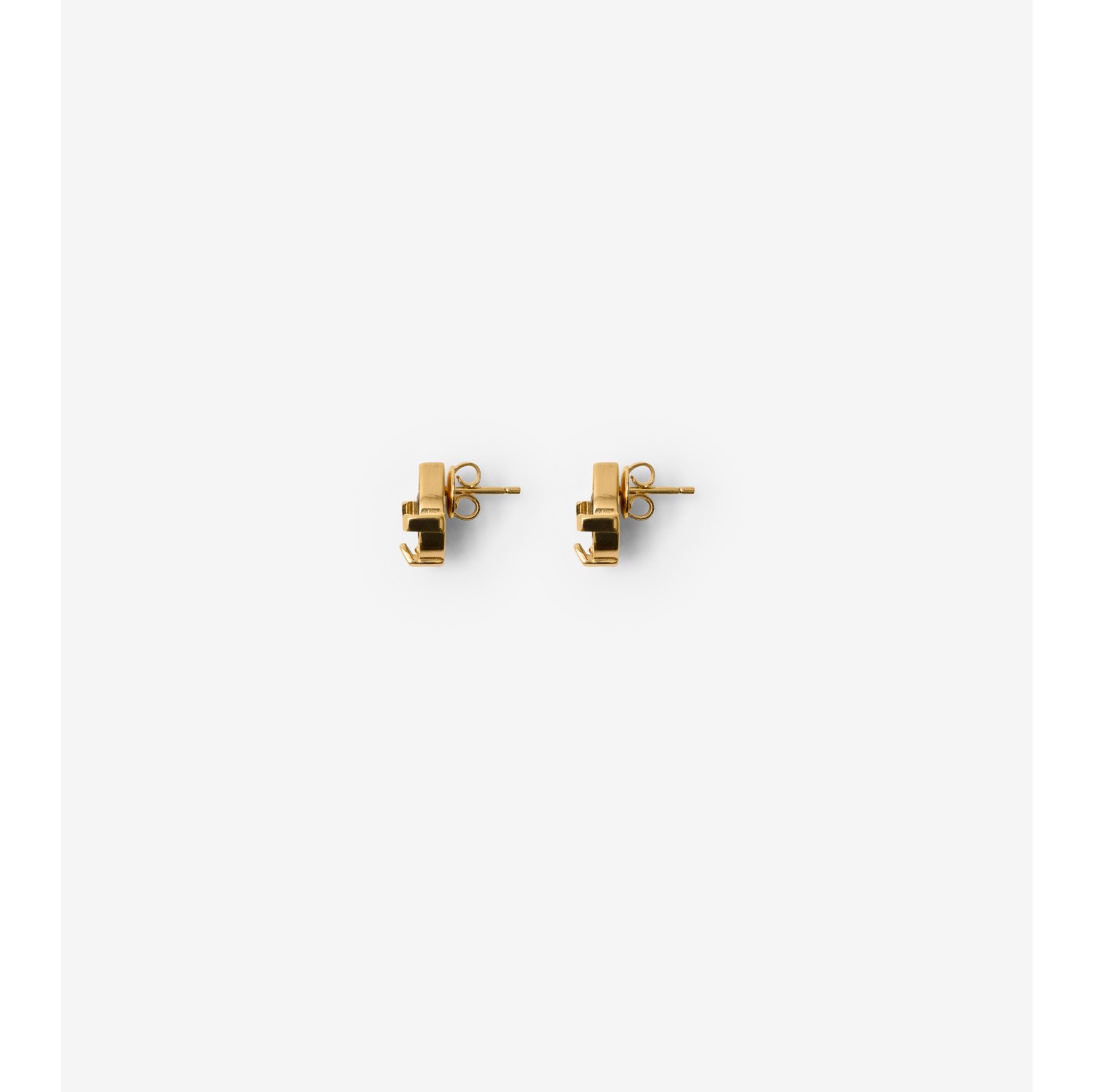 Onyx Shield Pendant Earrings in Gold/black - Women | Burberry® Official