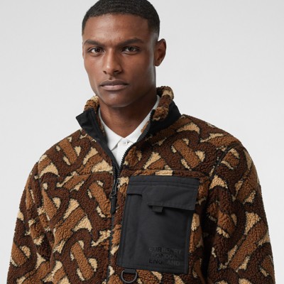 burberry monogram fleece