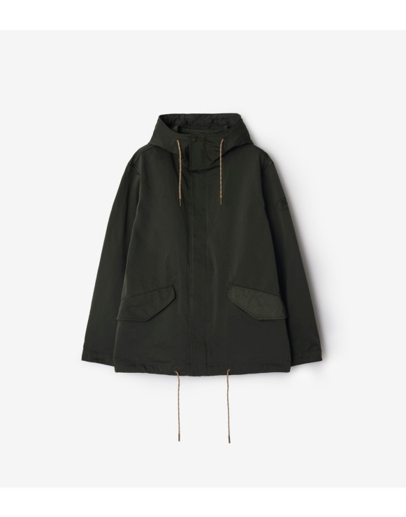 Parka en nylon mélangé