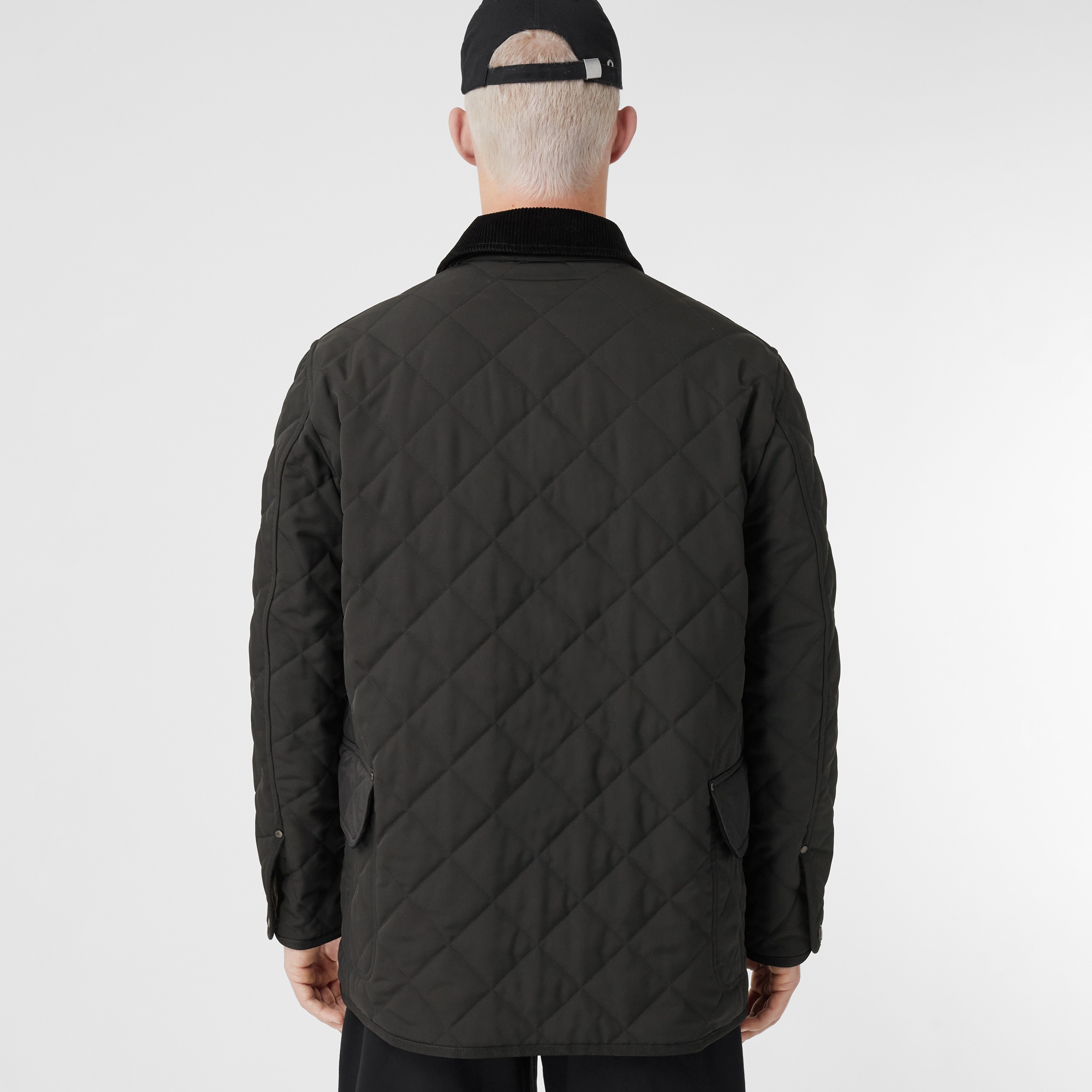 Diamond Quilted Thermoregulated Field Jacket in Black - Men | Burberry® Official - 3