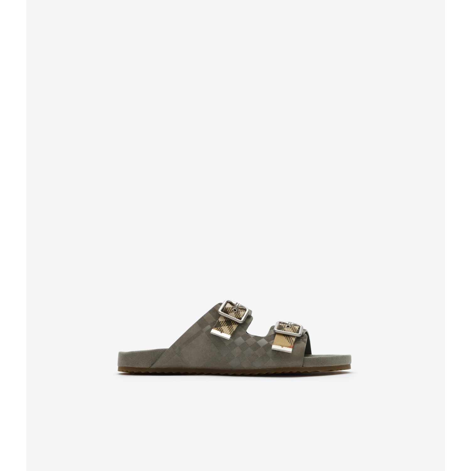 Check Suede Urchin Sandals