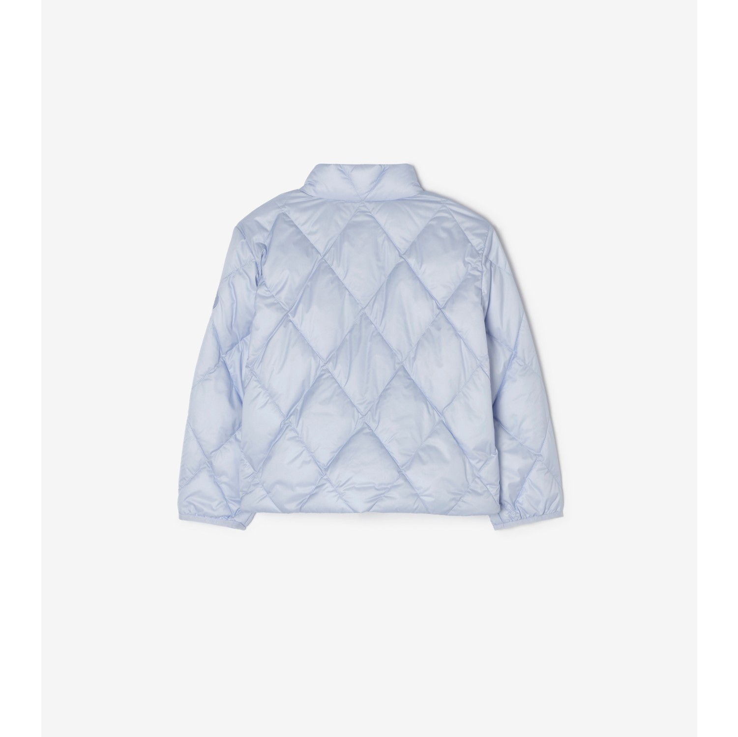 Checker-tape Quilted Nylon Jacket