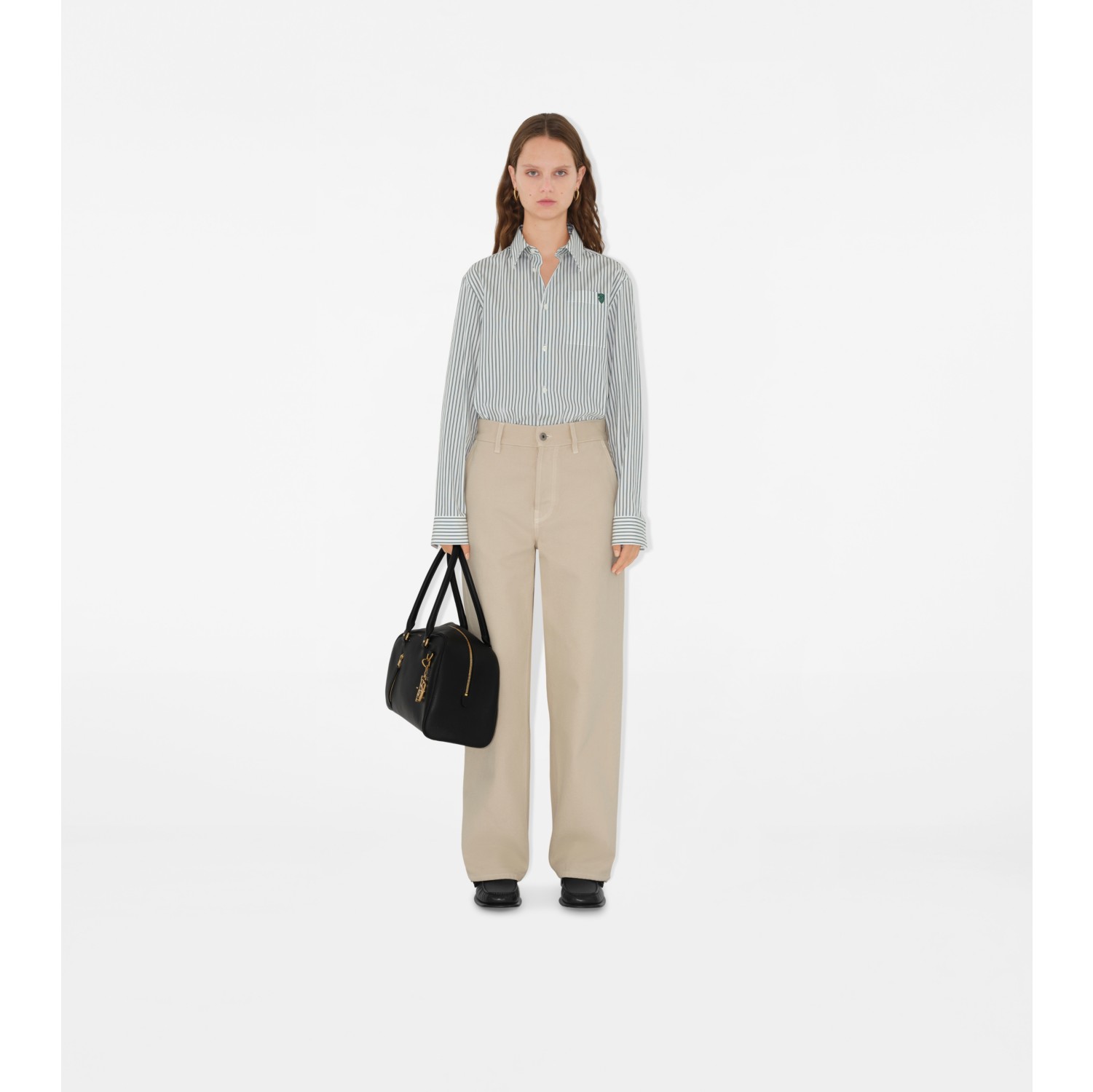 Chemise rayée en coton