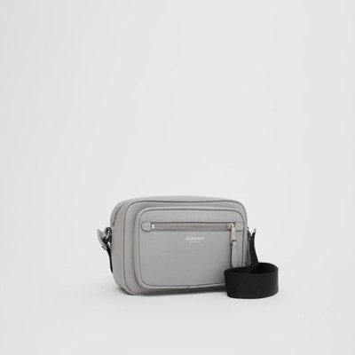 grey leather crossbody bag uk