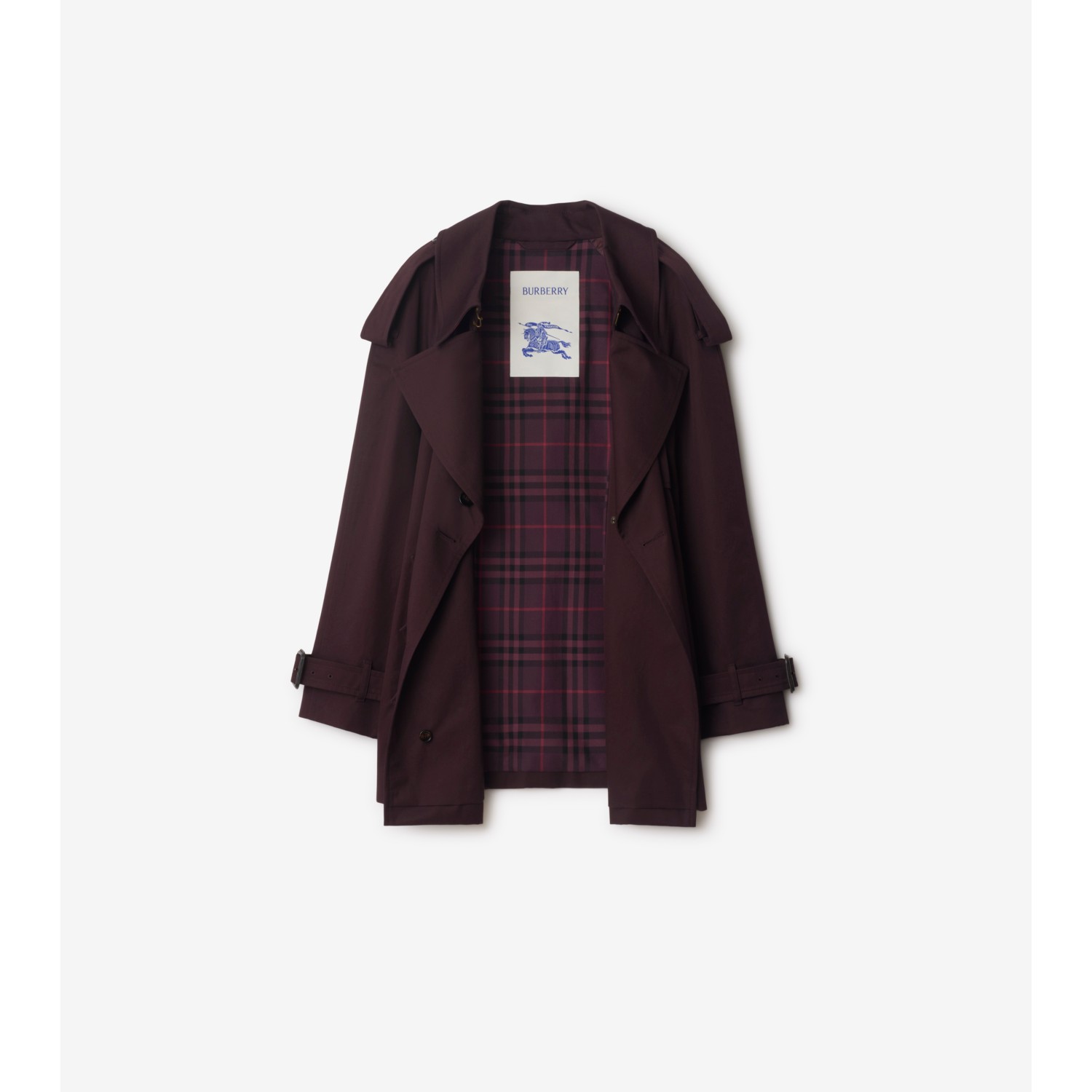 Short Gabardine Fitzrovia Trench Coat - thumbnail 6