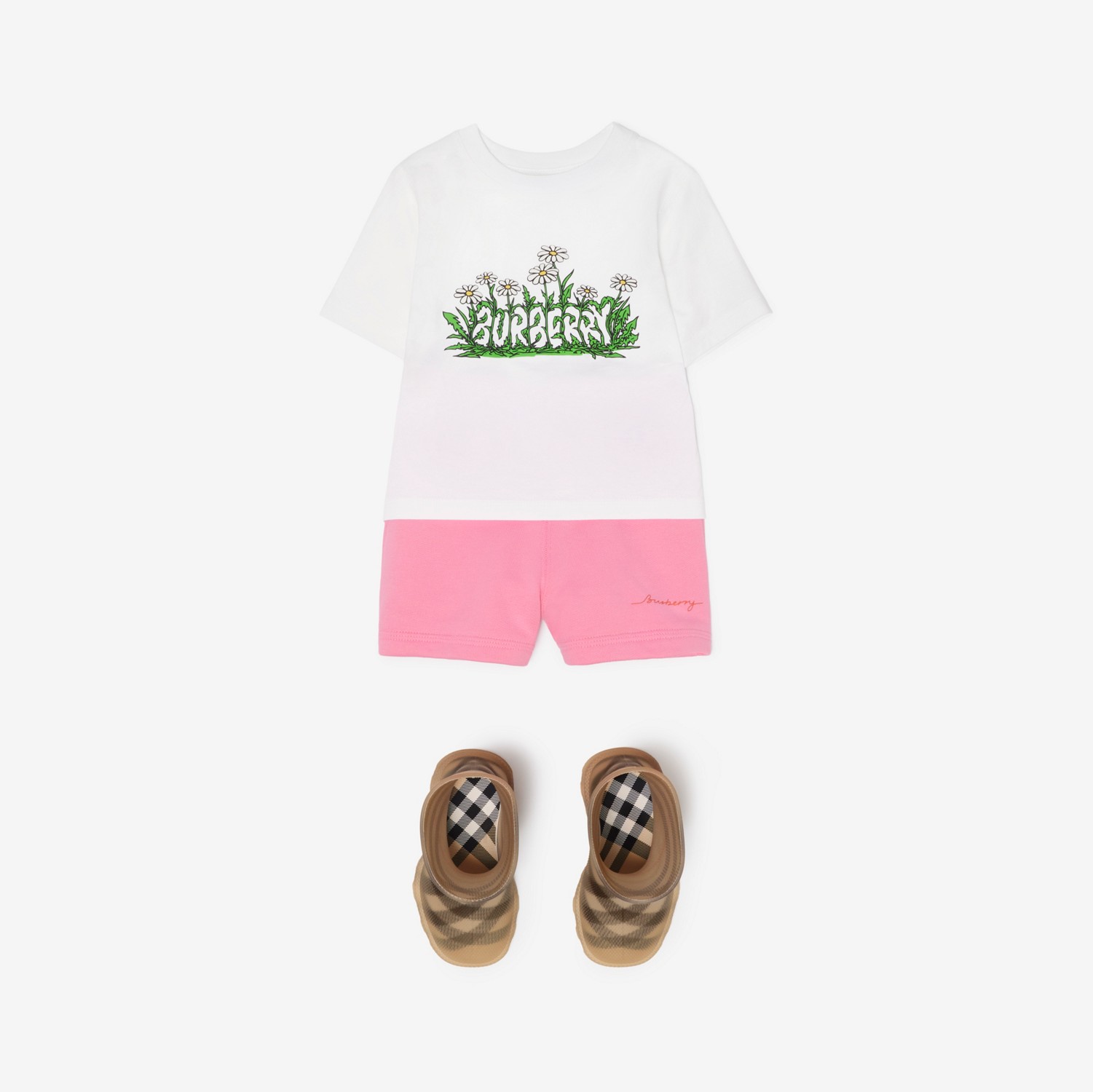 デイジーロゴ コットンTシャツ (ホワイト) | Burberry®公式サイト デイジーロゴ コットンTシャツ (ホワイト) | Burberry®公式サイト