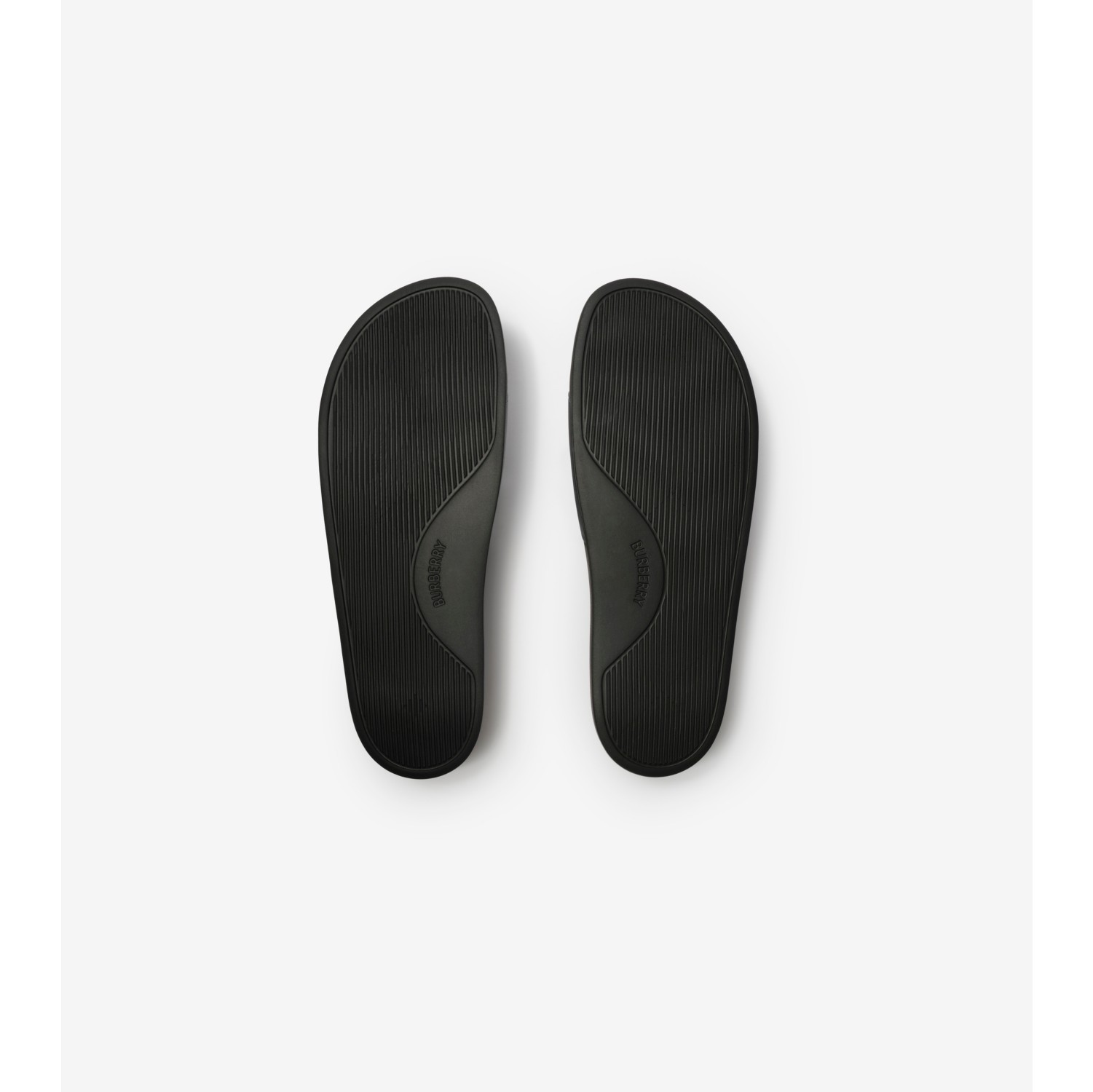 Check Slides in Navy - Men | Burberry® Official