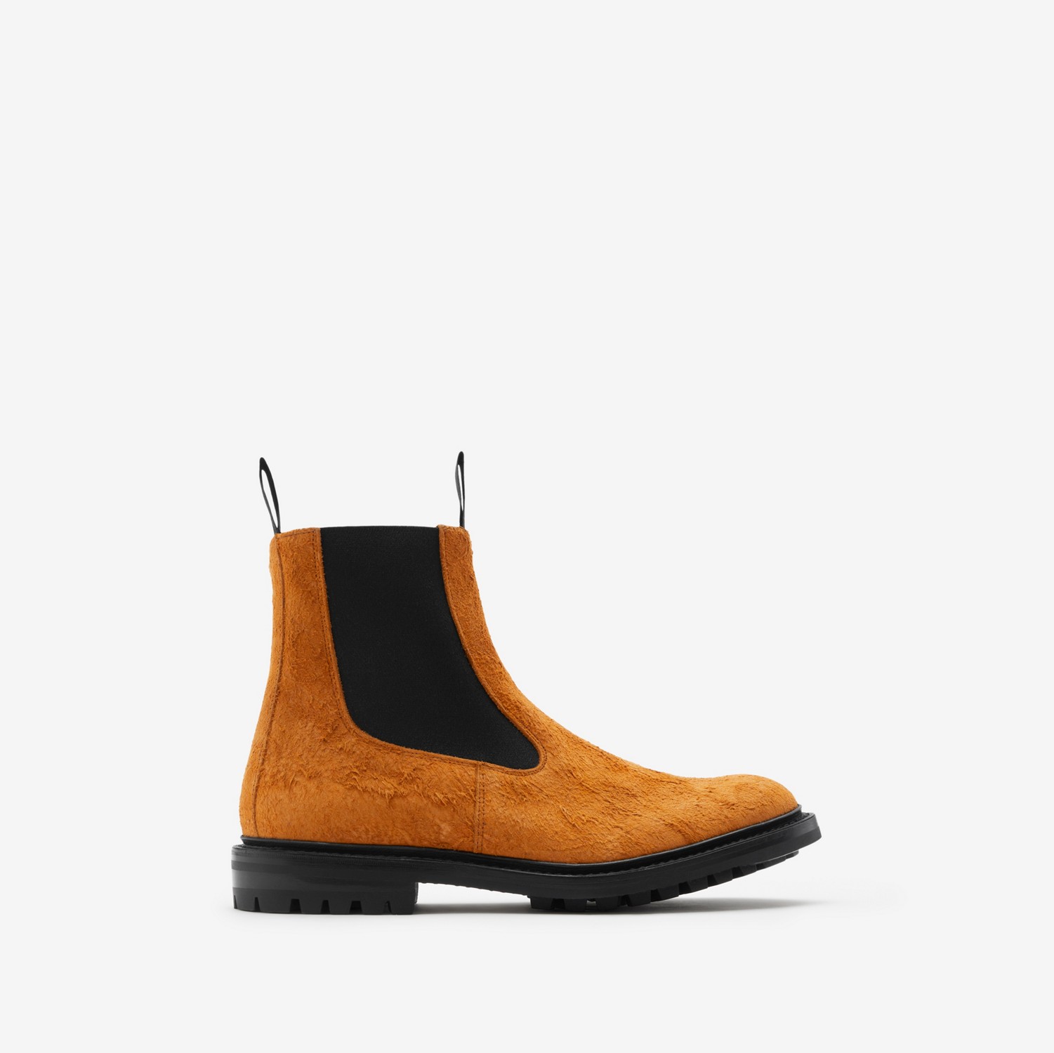 Tricker’s Suede Dee High Chelsea Boots in Warm Caramel | Burberry® Official