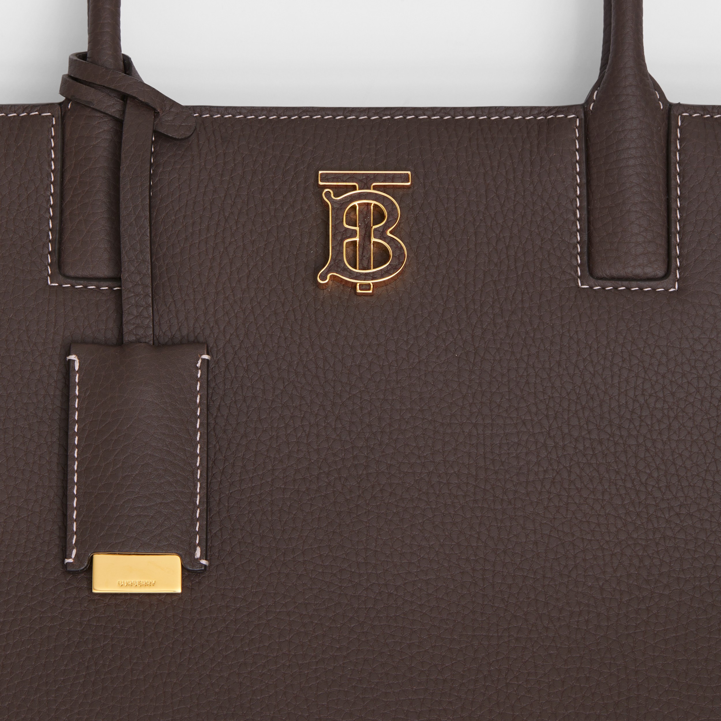 Grainy Leather Medium Frances Bag in Dark Clay Brown - Women | Burberry® Official - 2