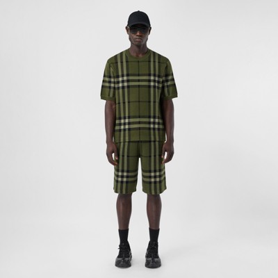 burberry wool shorts