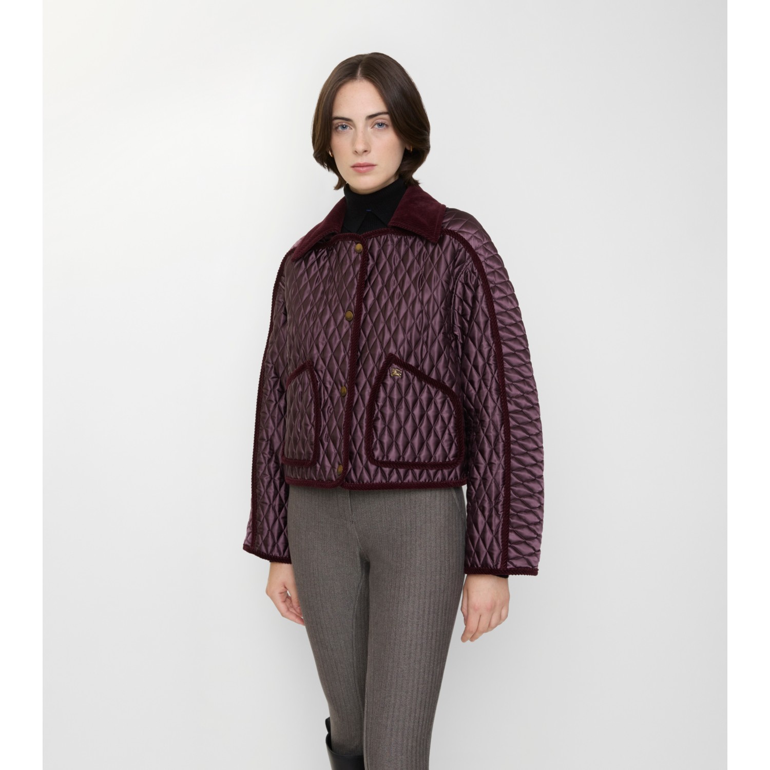 Cropped Quilted Nylon Floriston Jacket - thumbnail 3