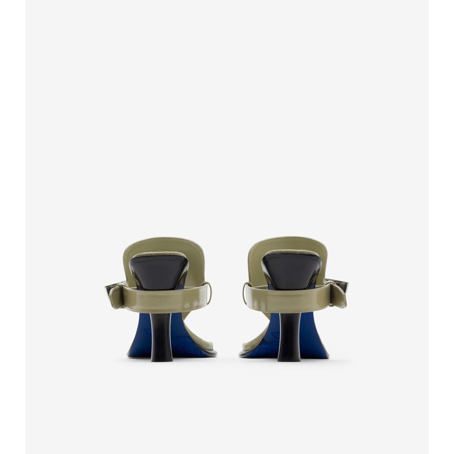 Leather Bay Sandals in Laurel - Women | Burberry® Official