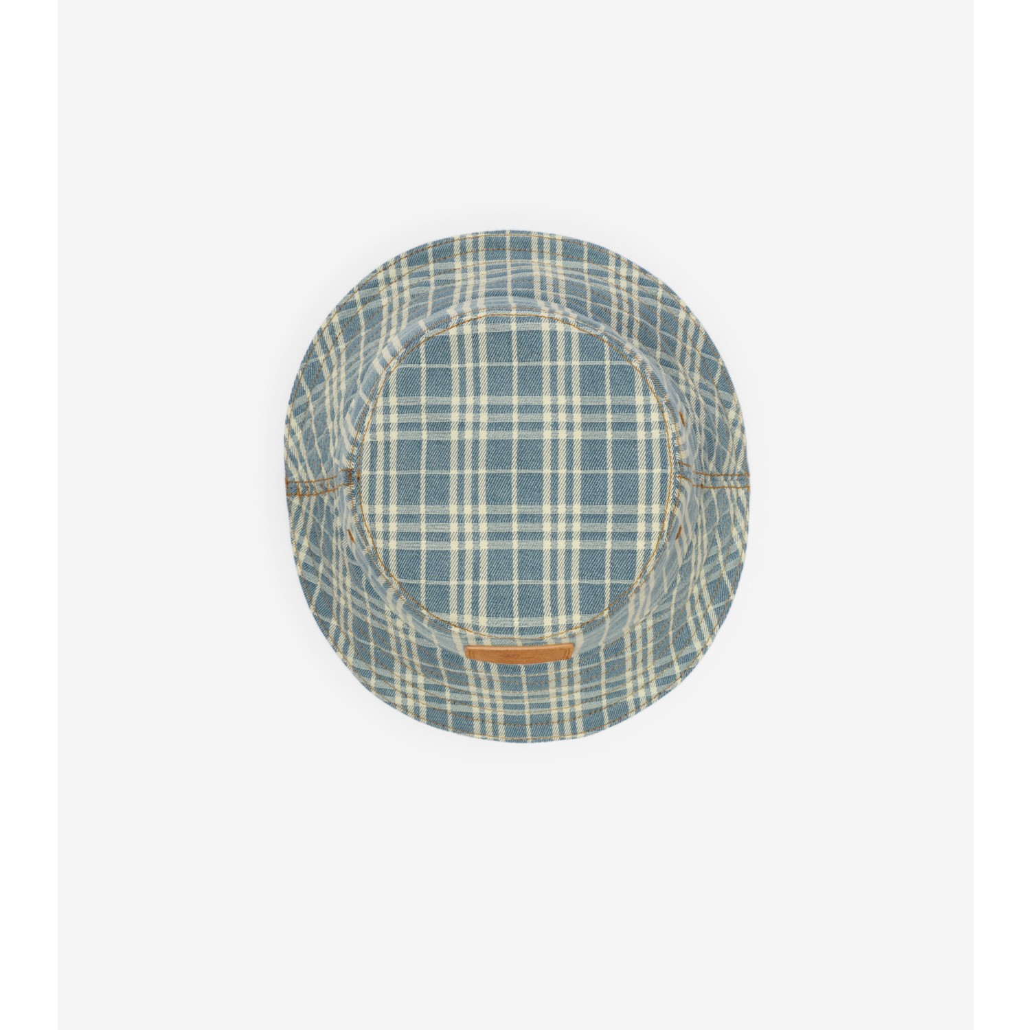 Check Denim Bucket Hat