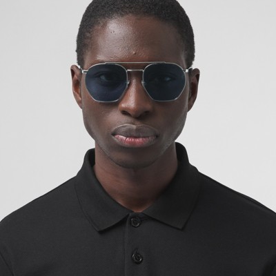 burberry sunglasses mens silver