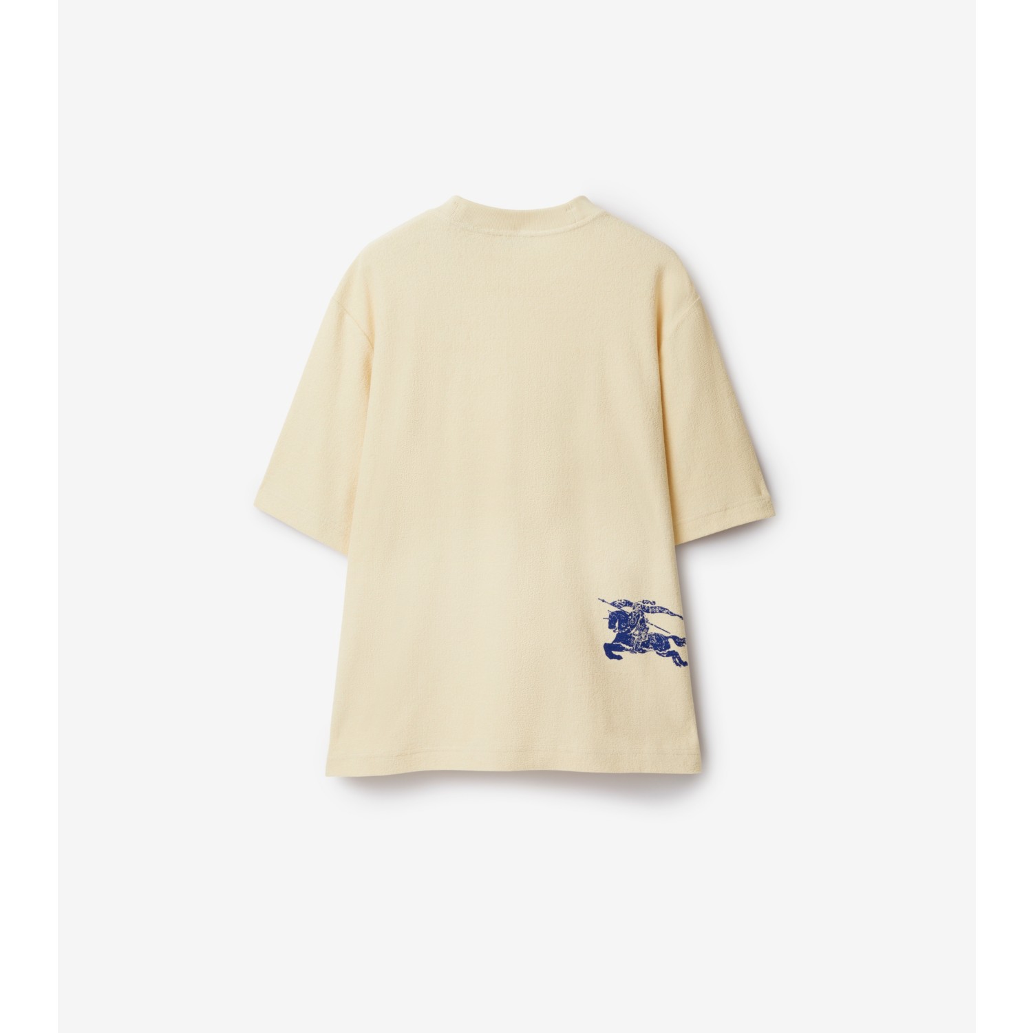 Cotton Towelling T-shirt in Calico - Women | Burberry® Official
