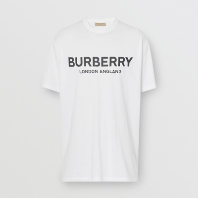 all white burberry shirt