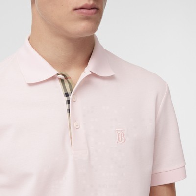 burberry pink polo shirt