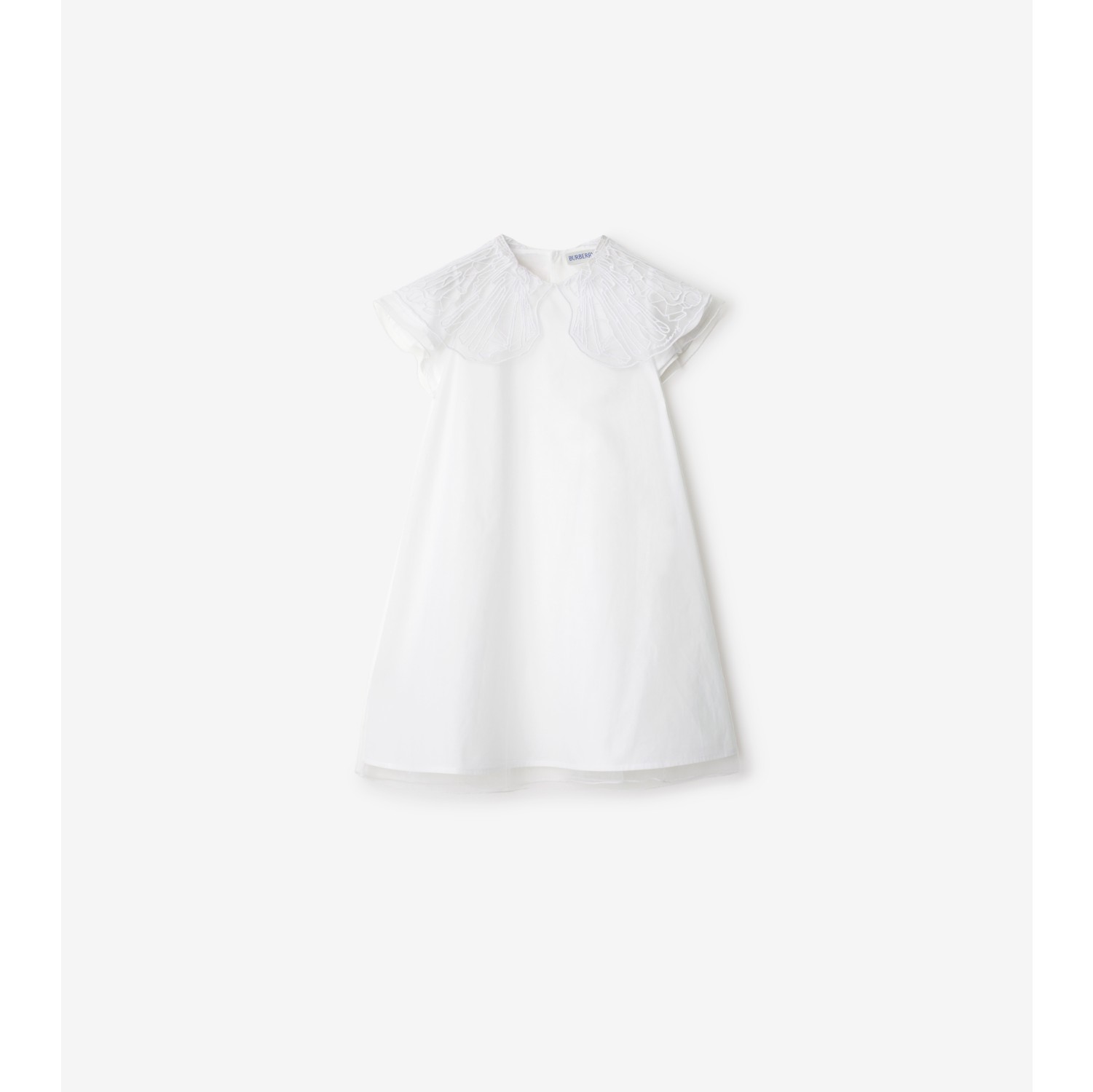 Tulle Collar Cotton Dress