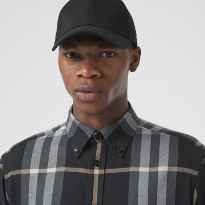 burberry men's flannel shirts & tops